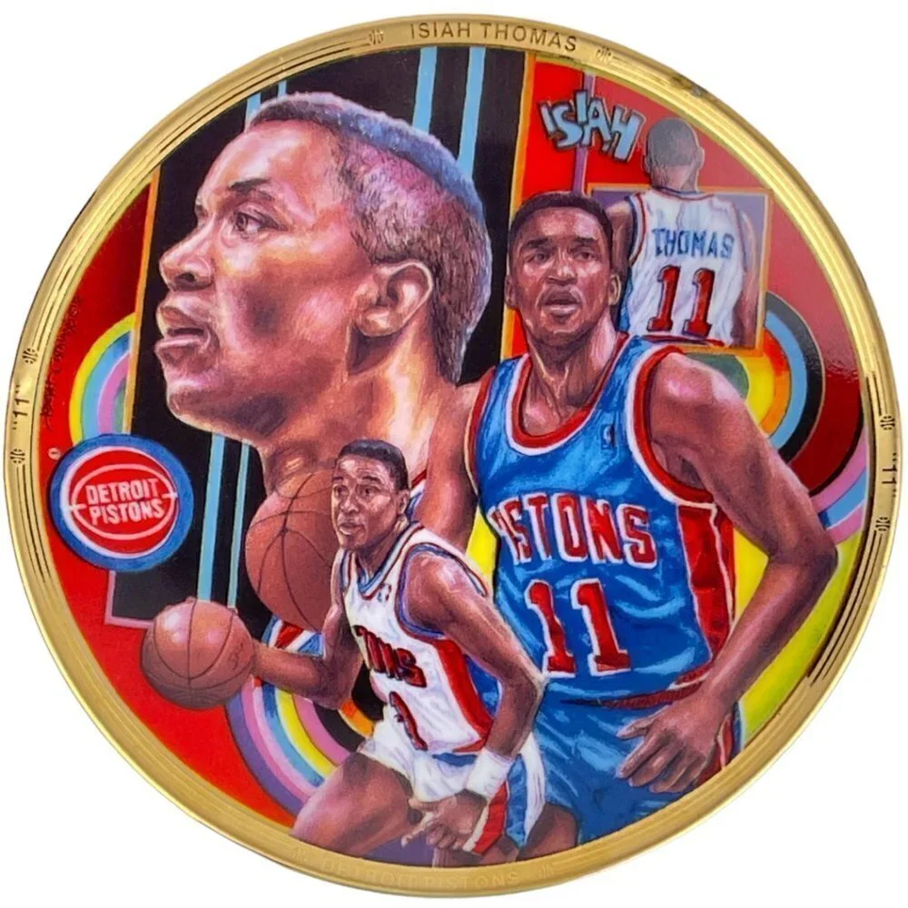 SPORTS Impressions The NBA Basketball Superstar Isiah Thomas by Joseph Catalano - Picture 1 of 11